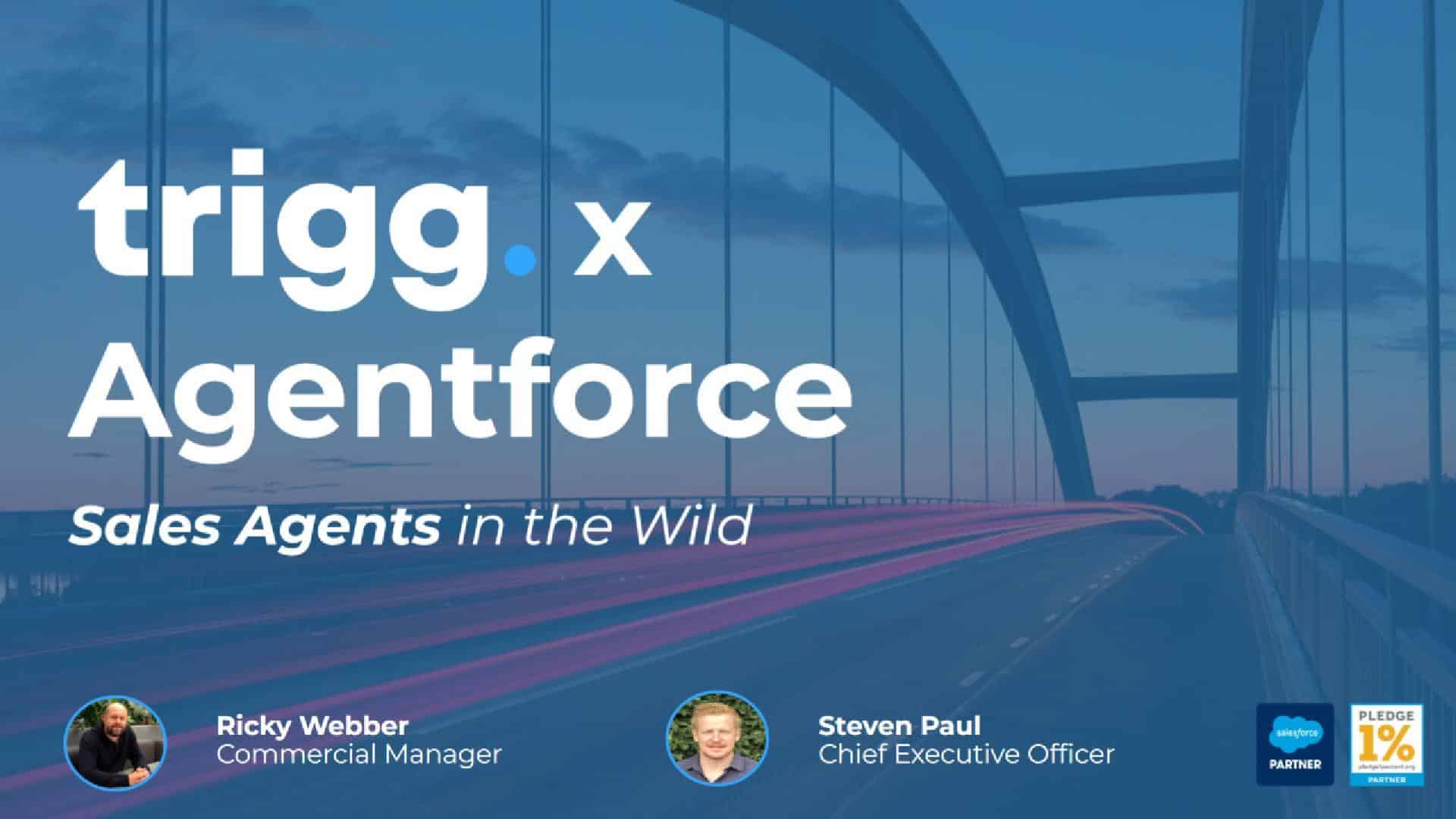 Trigg Digital x Agentforce : Sales Agents in the Wild